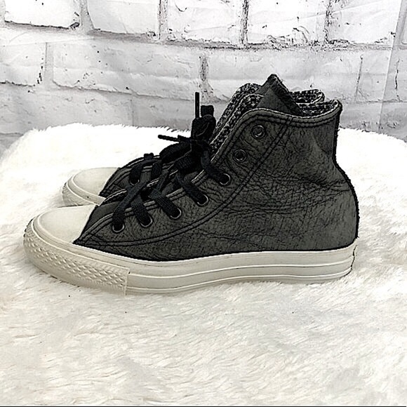 Rare Converse Leather High Top Signature Gel Sole Unisex- CTAS - Picture 4 of 12